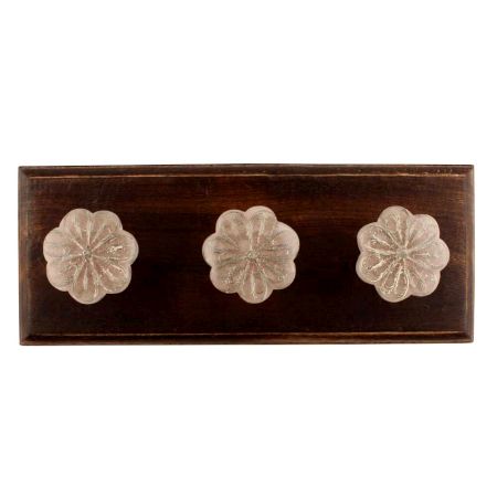 Baby Pink Flower Resin Wooden Hooks Online